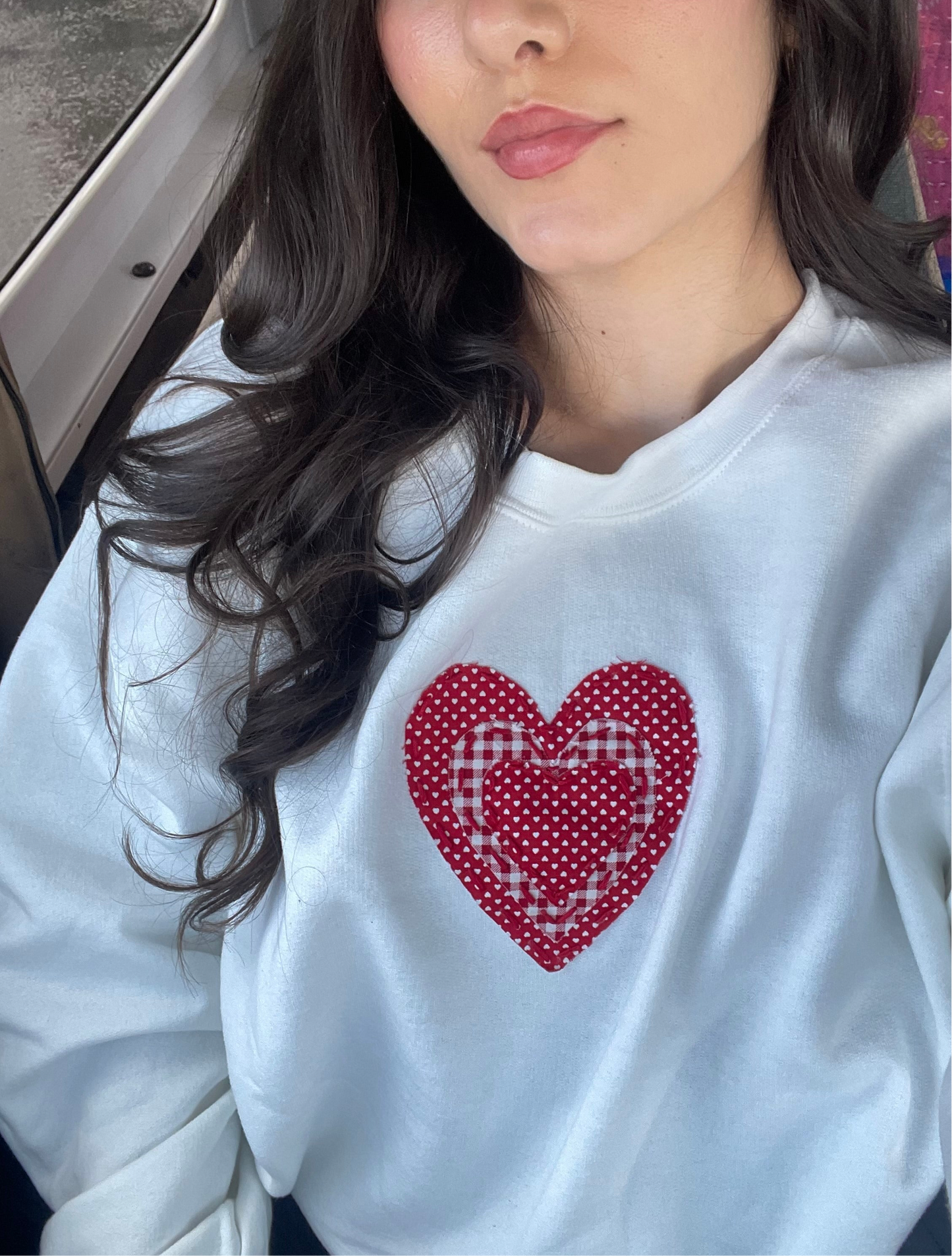 Red Heart Crewneck